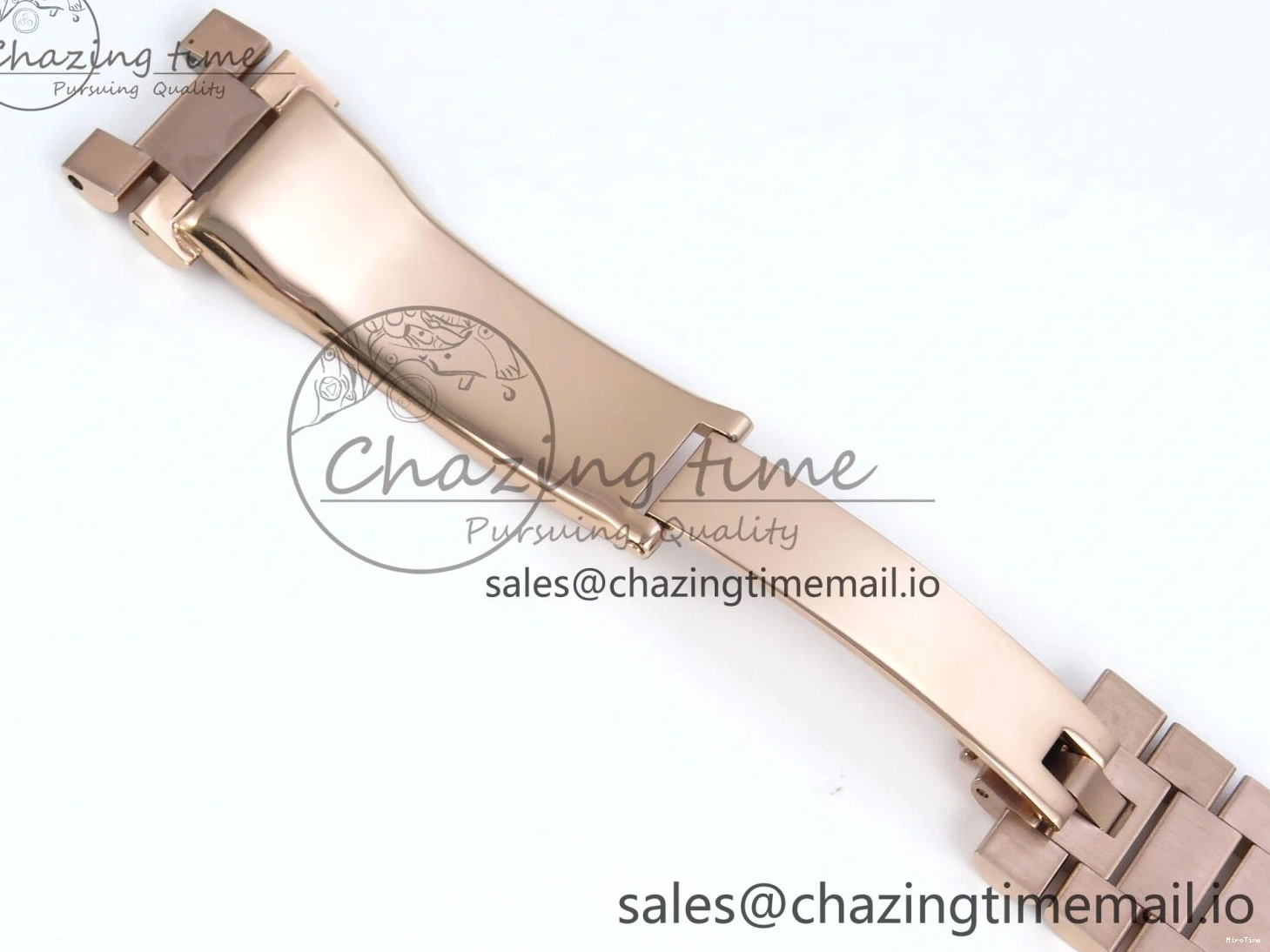 MiroTime 0310 Trendsetting DayDate 40 RG QF 1:1 Best Edition Green Roman Dial Diamonds Bezel on President Bracelet A2836 V5 (Gain Weight) 468